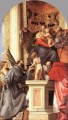 Madonna Enthroned with Saints Renaissance Paolo Veronese
